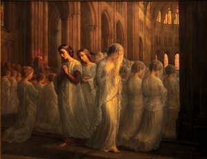 魂の詩-最初の聖体拝領 作： Louis Janmot
